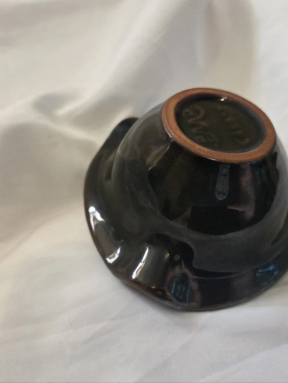 BC35 Vintage ” Blue Mountain Pottery Canada” Bowl Shaped Ashtray.